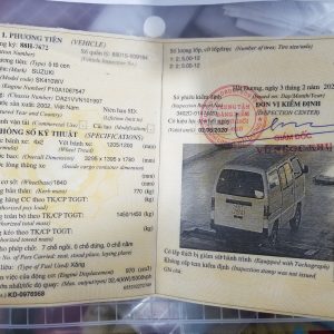 XE 7 CHỖ SUZUKI CŨ ĐỜI 2002 GIÁ TỐT