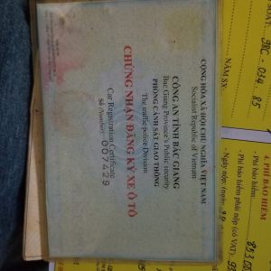 XE TẢI CŨ SUZUKI THÙNG MUI BẠT ĐỜI 2007