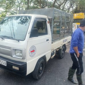 Xe tải 5 tạ SUZUKI thùng gia cầm gia súc 2011