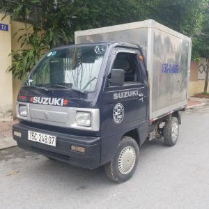 Xe tải Suzuki cũ đời 2014 thùng kín Hải Phòng
