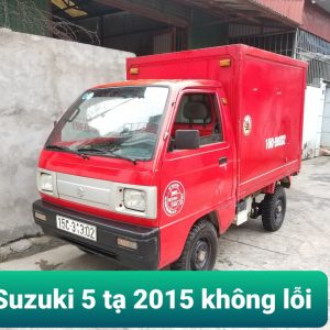 Xe tải 5 tạ Suzuki cũ thùng kín đời 2015